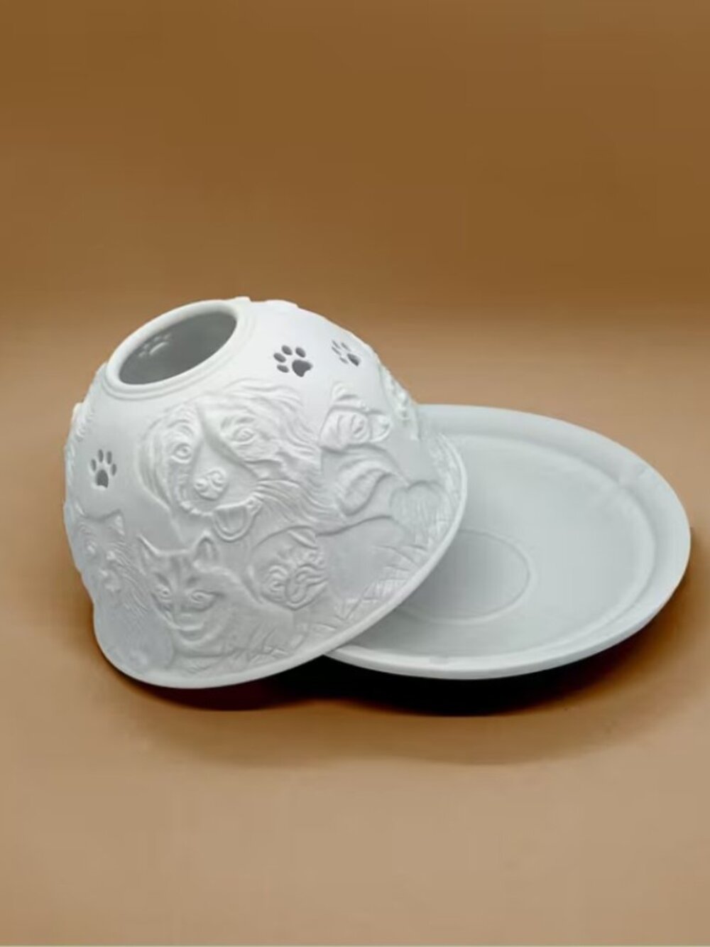 Dogs and Puppies Fairy Lamp Lithophane - Picture 6 of 7